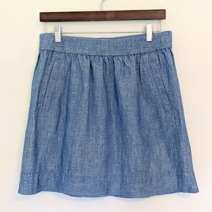 NWOT Loft Chambray Skirt